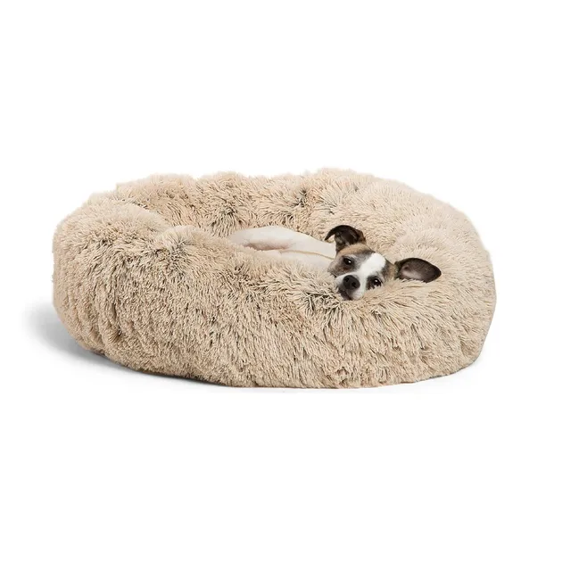 Best Friends By Sheri Calming Donut koiranpeti 58 cm Taupe rauhoittava